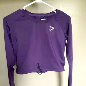 Long Sleeve Crop Top.